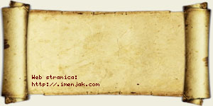 Bojana Peranović vizit kartica